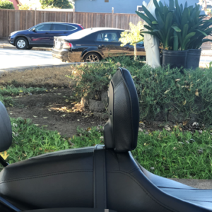 Chrome backrest